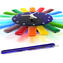 Rainbow - Pendulum Wall Clock - Murano glass