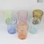 Set of 6 Drinking glasses Spots Tumbler- Original Murano Glass