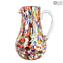 Set of 6 Drinking glasses Coriandoli in Venice - Original Murano Glass