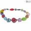 Zattere - Necklace Venetian Beads - Original Murano Glass OMG