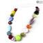 Zattere - Necklace Venetian Beads - Original Murano Glass OMG