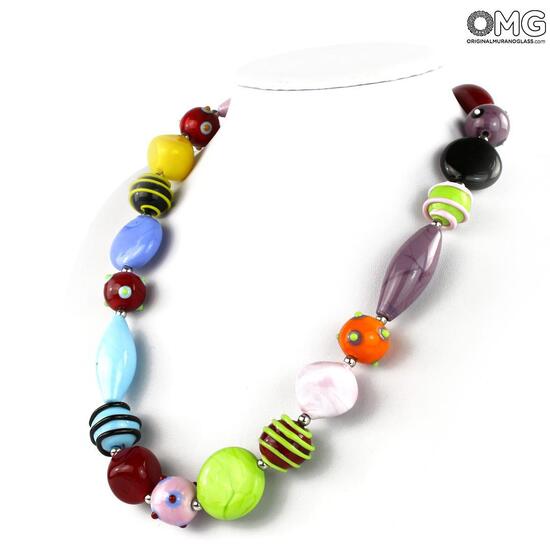 Zattere - Necklace Venetian Beads - Original Murano Glass OMG