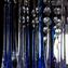 Lustre Drop en verre transparent bleu - Verre de Murano Original OMG