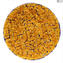 طبق دائري من الذهب الخالص 24 قيراط- زجاج مورانو الأصلي- حامل فواكه