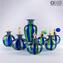 Bottle Perfume Atomizer Blue & Green Avventurine - Different sizes and Color - Murano Glass