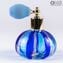 Bouteille Atomiseur de Parfum Bleu Avventurine - Différentes tailles et couleurs - Verre de Murano