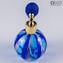 Bouteille Atomiseur de Parfum Bleu Avventurine - Différentes tailles et couleurs - Verre de Murano