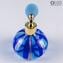 Bouteille Atomiseur de Parfum Bleu Avventurine - Différentes tailles et couleurs - Verre de Murano