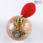 Bottle Perfume Atomizer Gold Millefiori - Different Sizes and Color - Murano Glass