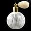 Bottle Perfume Atomizer - White Filigree - Original Murano Glass OMG