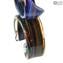 Triple Ribbon - Chalcedony Sculpture -  Original Murano Glass OMG