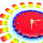 Sunny - Reloj de pared de péndulo - Cristal de Murano