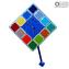 Squares Pendulum Watch - Wall Clock - Original Murano Glass OMG