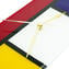 Mondrian Pendulum Watch - Wall Clock - Original Murano Glass