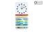 Montre Pendule Eclipse - Horloge Murale - Verre de Murano Original OMG