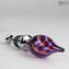 Bottle stopper Cannes - Murano Glass drop shape + Box