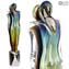 Liebhaber - Skulptur in Kalzedon - Original Murano Glass Omg