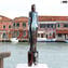 Amantes - escultura en calcedonia - Cristal de Murano original Omg