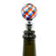 Bottle stopper Cannes - Murano Glass Red and Blue + Box