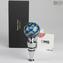 Bottle stopper Cannes - Original Murano Glass Green Blue + Box