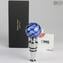 Bottle stopper Cannes - Original Murano Glass Blue + Box