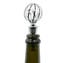 Tappo per bottiglia in vetro di Murano con filigrana Nero + Scatola