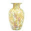 Vase Millefiori Colourful Yellow White - Origianl Murano Glass