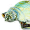 Schildkröte - Skulptur in Chalcedonschildkröte - Original Murano Glass OMG