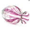 Vase Filigran Bunt Cannes Pink - Original Glas Murano