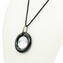 Necklace - white circular submerged glass - Original Murano Glass OMG