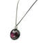 Collier - Ametist circulaire en verre submergé - Original Murano Glass OMG