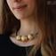Princesse en or - collier de perles vénitiennes - verre de Murano original OMG
