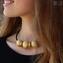 Gold Princess - Halskette venezianische Perlen - Original Murano Glass OMG