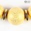 Gold Princess - Necklace Venetian Beads - Original Murano Glass OMG