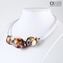 Intramontabile Murrina - collana veneziana con perle in vetro di Murano OMG