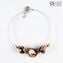 Intramontabile Murrina - collana veneziana con perle in vetro di Murano OMG