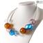 Giunone - Necklace Venetian Beads - Original Murano Glass OMG