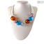 Giunone - Necklace Venetian Beads - Original Murano Glass OMG