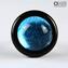 Ring - Submerged Light Blue Glass - Original Murano Glass OMG