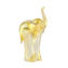 Estatueta de elefante - em ouro puro - vidro original de Murano OMG