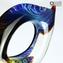 Venedig Masken - Abstrakte Skulptur in Chalzedon - Original Murano Glass OMG