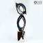 Venedig Masken - Abstrakte Skulptur in Chalzedon - Original Murano Glass OMG