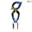 Venedig Masken - Abstrakte Skulptur in Chalzedon - Original Murano Glass OMG