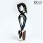 Venedig Masken - Abstrakte Skulptur in Chalzedon - Original Murano Glass OMG