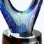 Venedig Masken - Abstrakte Skulptur in Chalzedon - Original Murano Glass OMG
