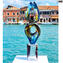 Sing - Sculpture abstraite en calcédoine - Verre de Murano original OMG