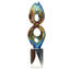 Sing - Sculpture abstraite en calcédoine - Verre de Murano original OMG