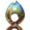 Sing - Sculpture abstraite en calcédoine - Verre de Murano original OMG