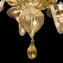 Chandelier Primiero 15 lights - Pastorale - Murano Glass - Gold 24carats