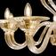 Candelabro Primiero 15 luzes - Pastorale - Vidro Murano - Ouro 24 quilates